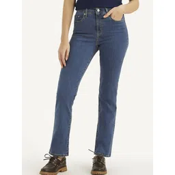 Levis Women Solid Slim Fit High-Rise Jeans-image-16