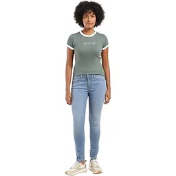 levi's Women's 711 Skinny Mid Rise Blue Jeans-picture-47