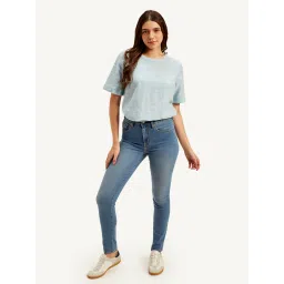 levi's Women's 721 Blue Skinny Fit High Rise Jeans-picture-29