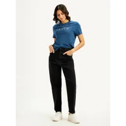 levi's Women's Black Loose Tapered Fit High Rise Jeans-picture-37