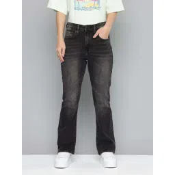 Levi's Women's High Rise 725 Slim Bootcut Fit Black Jeans-picture-37