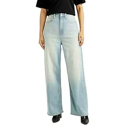levi's Women's Light Indigo Baggy Fit High Rise Jeans-picture-12