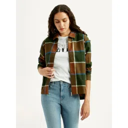 levi's Women's Multi Color Checkered Shirt-picture-19