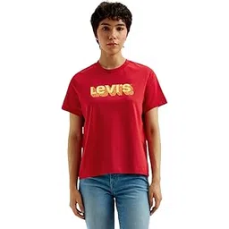 levi's Women's Printed Regular Fit T-Shirt-picture-10