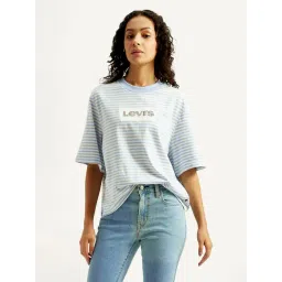 Levi's Women's Striped Relaxed Fit T-Shirt-picture-41