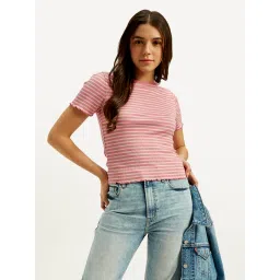 levi's Women's Striped Slim-fit T-shirt-picture-19