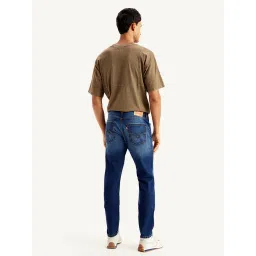 levi's Men's 512 Blue Slim Tapered Fit Mid Rise Jeans image 4