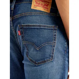 levi's Men's 512 Blue Slim Tapered Fit Mid Rise Jeans image 5