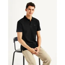 Men's Solid Slim Fit Polo T-shirt-image-31
