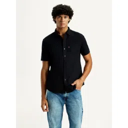 Men's Solid Slim Fit Shirt-image-36