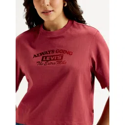 levi's Women's Typographic Print Boxy T-shirt image 4