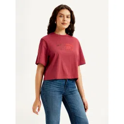 levi's Women's Typographic Print Boxy T-shirt image 5