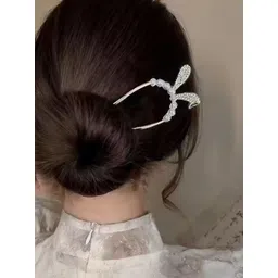 LEVOT Women Embellished U Pins image 4