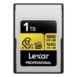 Lexar Professional CFexpress 4.0 Type A Memory Card 1 TB Upto 1800 Mbps Read & 1650 Mbps Write Speed, GOLD-picture-44