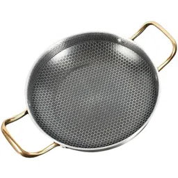 lexara Honeycomb Stainless Steel Non Stick Tawa for Frying, Sauteing, Stir-fry Tawa 15 cm diameter-picture-25