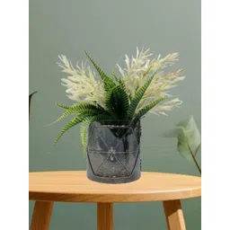 LHC Transparent Textured Round Glass Flower Vase-picture-21