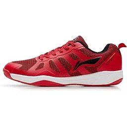 Li-Ning Ultra Max Non-Marking Badminton Shoe, Red/Black-image-11