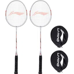 li-ning XP-90-IV White, Grey Strung Badminton Racquet-picture-18