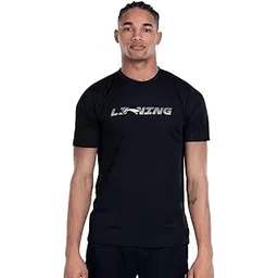 Li-Ning Men's Badminton T-Shirt, Round Neck, Lightweight Sports Tee-picture-13