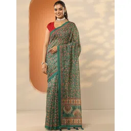 Libas Ethnic Motifs Silk Blend Saree-picture-40