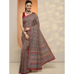 Libas Ethnic Motifs Silk Blend Saree-picture-29