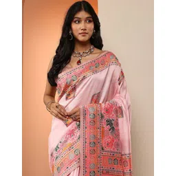 Libas Ethnic Motifs Silk Blend Saree image 3