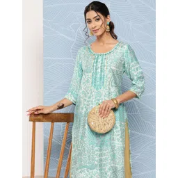 Libas Floral Yoke Design Gotta Patti Kurta-picture-28