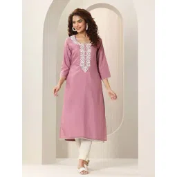 Libas Pink Embroidered Kurta-picture-34