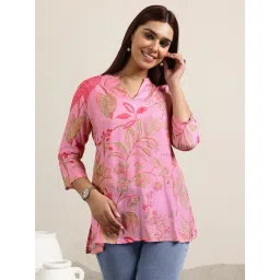 Libas Pink Floral Tunic-picture-12