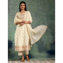 Libas Regular Kurta with Palazzos & With Dupatta-image-11