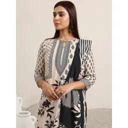 Libas Women Ethnic Motifs Printed Kurta with Trousers & Dupatta-picture-25