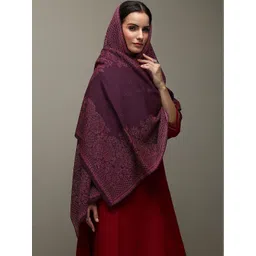 Libas Women Floral Woven Design Shawl-picture-31