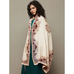 Libas Women Floral Woven Design Shawl-picture-12