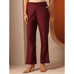 Libas Women Straight Fit Trousers-picture-30