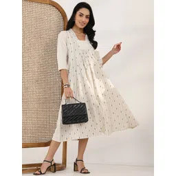 Libas Women Striped Daily Cotton A-Line Kurta-picture-24