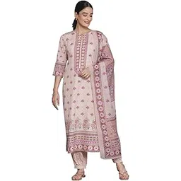 libas Women's Printed Poly Crepe Straight Salwar Kurta Dupatta-picture-54
