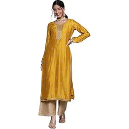 libas Women's Silk Straight Fit Straight Kurta-picture-16