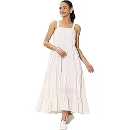 libas Womens Solid Cotton Fit and Flare Dress for Women-picture-37