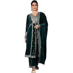 libas Women's Velvet Kurta Set-picture-26
