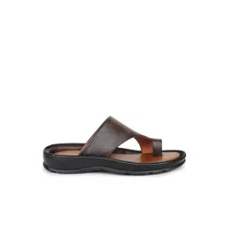 Coolers by Liberty Men's Brown Toe Ring Sandals-picture-46