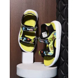 Liberty Boys Printed PU Comfort Sandals-picture-15