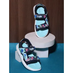 Liberty Boys Printed PU Comfort Sandals-picture-36