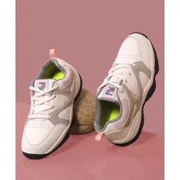 LIBERTY Colour Blocked Detailed Lace Up Sports Shoes - Light Grey-picture-15