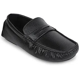 liberty Fortune CLASSIK-2E Loafer Shoes for Men - Brown, Black, Non-Lacing Casual Formal Slip-On Loafers Stylish Shoes Ideal for Office, Party, Wedding, Kurta - Comfortable Lightweight-picture-45