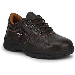 Liberty Freedom Armour ST Lacing Safety Shoes for Men with Leather Upper | Rubber Sole | Padded Foam Insole| Anti Skid | Shock Absorber | Water Resistance | Comfortable for All Weather (Brown 9 UK)-picture-16