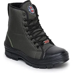 liberty Gliders Green Canvas Hunter Boots for Mens-picture-51