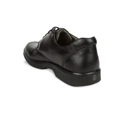 Liberty Men Black Solid Leather Formal Derbys image 2