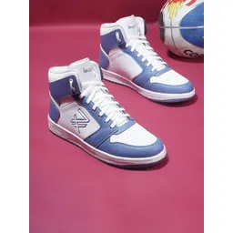 Liberty Men Colourblocked Memory Foam Lace-Ups Mid-Top Sneakers-picture-23