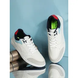 Liberty Men Colourblocked Round Toe Sneakers-picture-17
