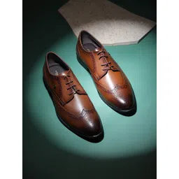 Liberty Men Perforated Leather Formal Brogues-picture-36